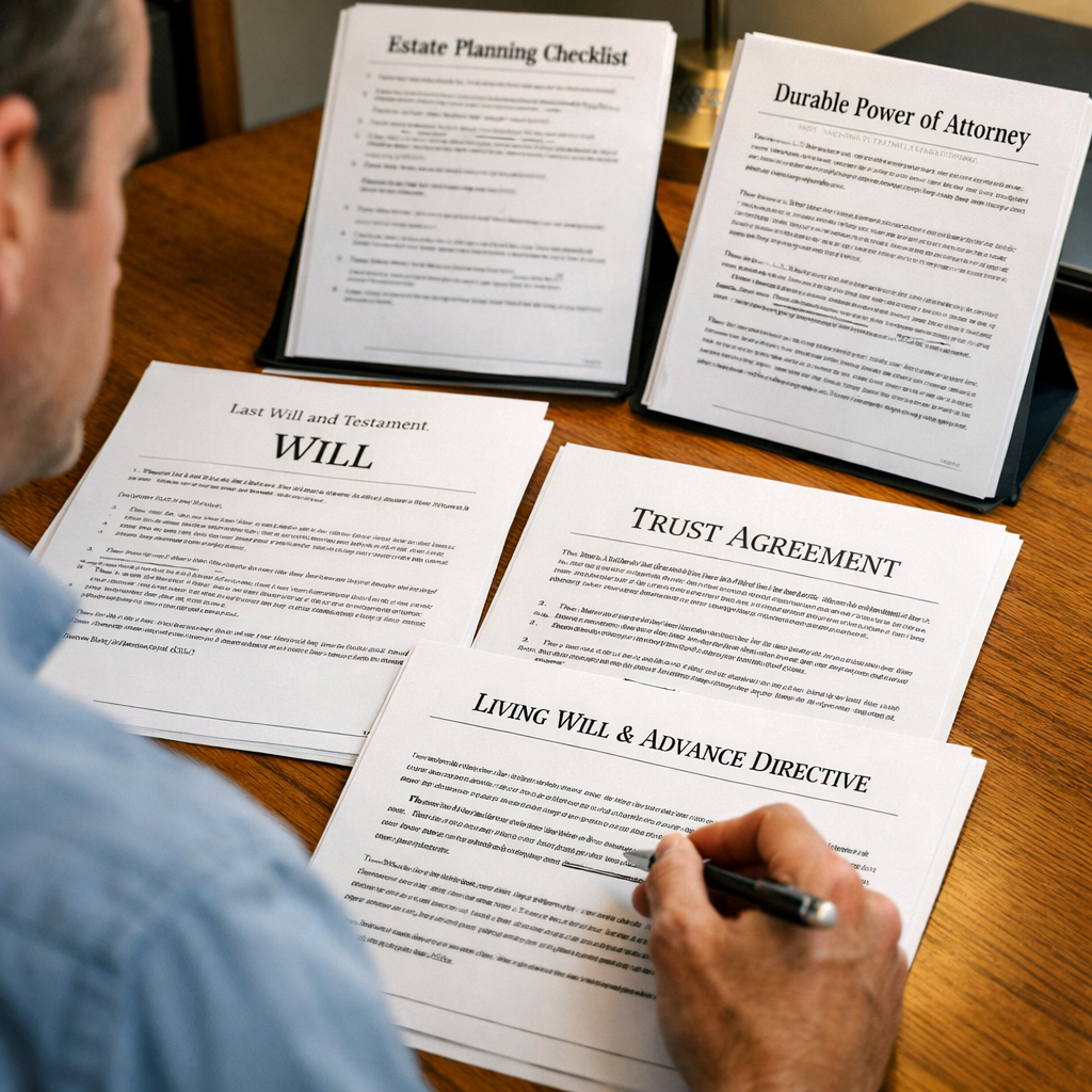 There are Five Essential Estate Planning Documents (2 optional). Take time to review your documents.